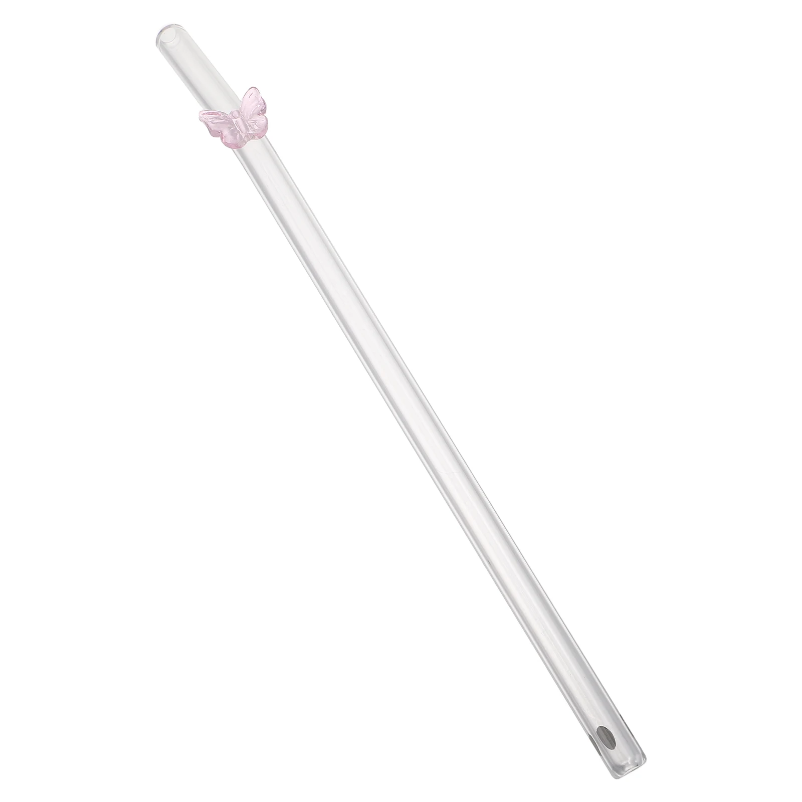 Butterfly Glass Straws Pink Transparent Reusable Drinking Straws for Milk Juice Smoothies Bubble Tea Decorative Replacement
Butterfly Glass Straws Pink Transparent Reusable Drinking Straws for Milk Juice Smoothies Bubble Tea Decorative Replacement