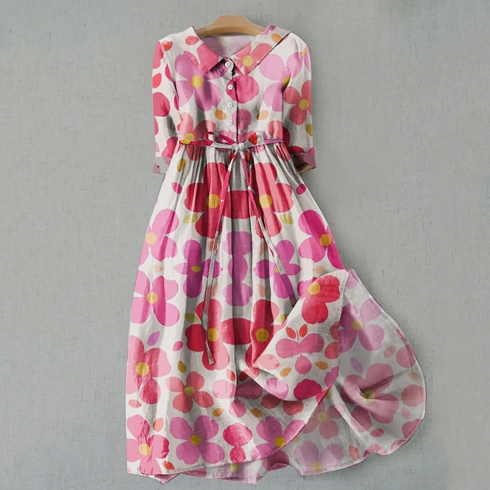 Flower Print Women Shirt Dress 2024 Summer Short Sleeve Lapel Doll Dresss Bohemia Loose Causl Button Up Lace Up Beach Vestidos
Flower Print Women Shirt Dress 2024 Summer Short Sleeve Lapel Doll Dresss Bohemia Loose Causl Button Up Lace Up Beach Vestidos