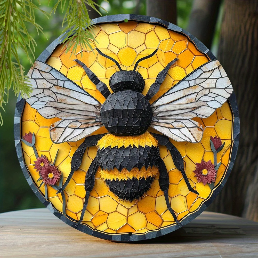Bumblebee Theme Decoration Faux Origami Window Decorations Round Wreath Sign Bedroom Decoration Mother's Day Gifts M187
Bumblebee Theme Decoration Faux Origami Window Decorations Round Wreath Sign Bedroom Decoration Mother's Day Gifts M187