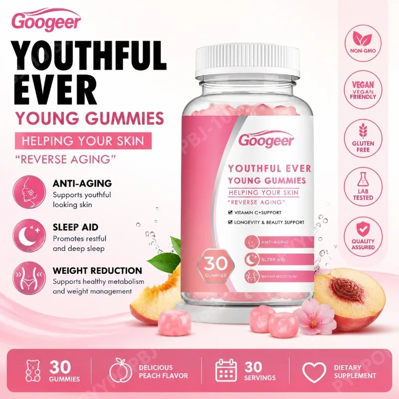 Googeer Collagen Gummies 30 Count Vitamin C+ with Pectin Sodium Citrate Helps Maintain Skin Elasticity for Beauty Support
Googeer Collagen Gummies 30 Count Vitamin C+ with Pectin Sodium Citrate Helps Maintain Skin Elasticity for Beauty Support