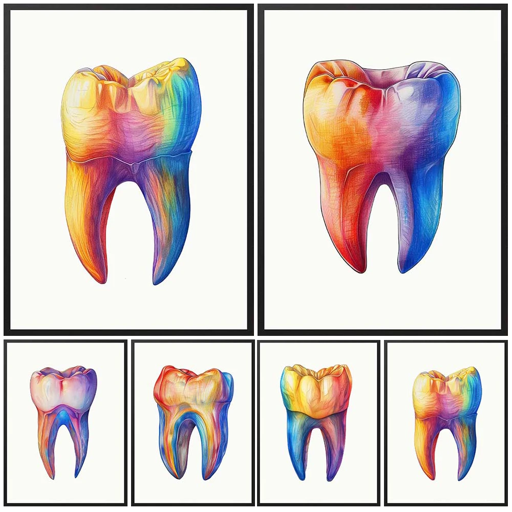 Colorful Tooth Clinic Dentist Teeth Dentistry Poster Wall Art Canvas Painting Home Decor Wall Pictures For Living Room Unframed
Colorful Tooth Clinic Dentist Teeth Dentistry Poster Wall Art Canvas Painting Home Decor Wall Pictures For Living Room Unframed