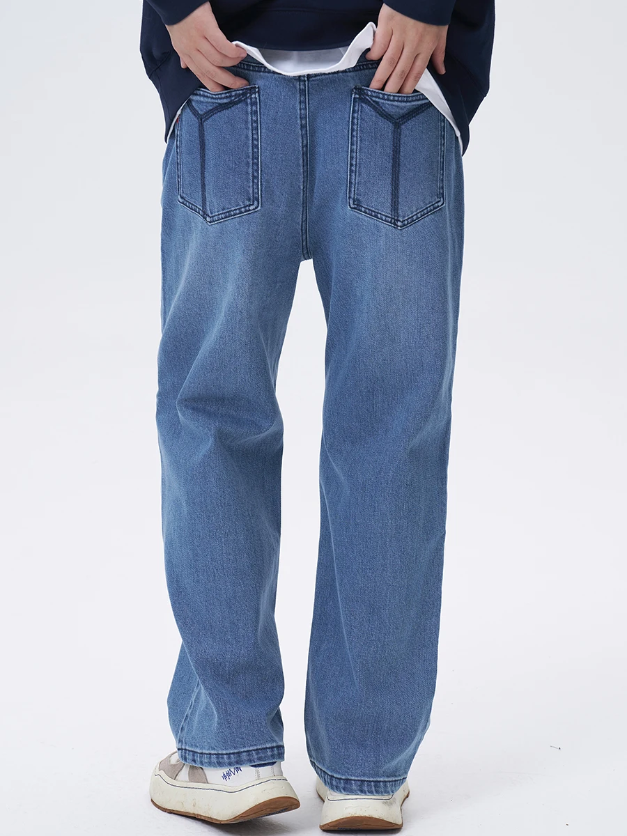 Свободные прямые синие джинсы с неэластичной талией, нормальная талия, простые базовые удобные дышащие повседневные женские джинсы
Свободные прямые синие джинсы с неэластичной талией, нормальная талия, простые базовые удобные дышащие повседневные женские джинсы