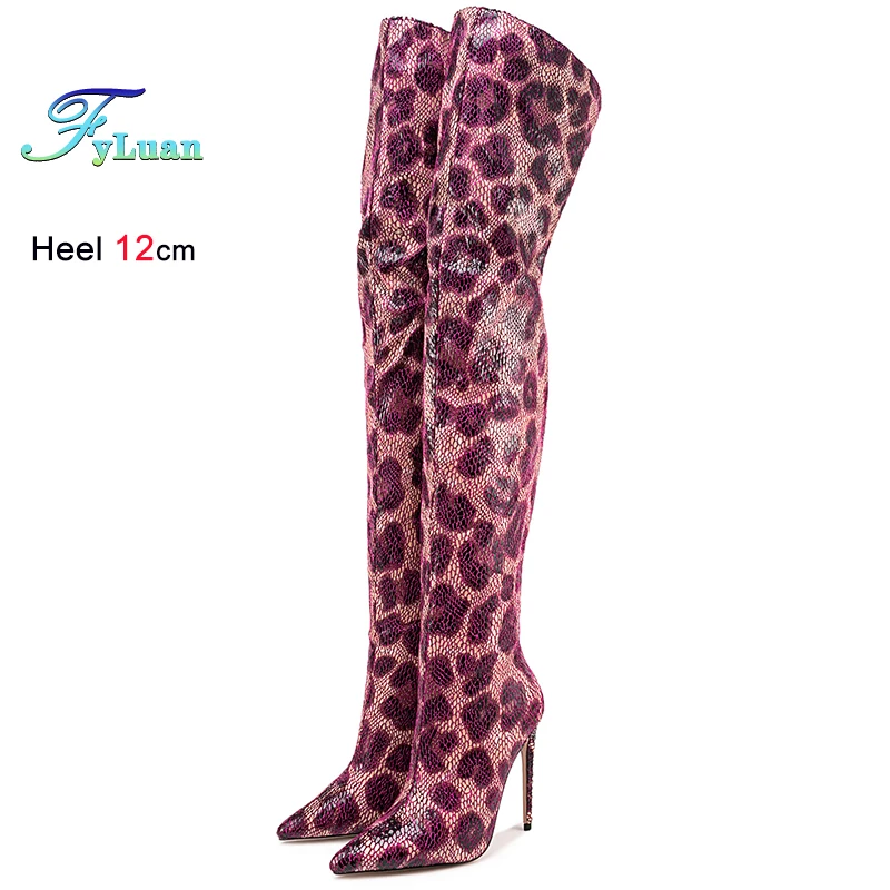 2025 осень-зима, розовые леопардовые женские сапоги выше колена с круглым носком и молнией сзади, высокие каблуки 12 см, ботинки на шпильке, обувь для вечеринок
2025 осень-зима, розовые леопардовые женские сапоги выше колена с круглым носком и молнией сзади, высокие каблуки 12 см, ботинки на шпильке, обувь для вечеринок