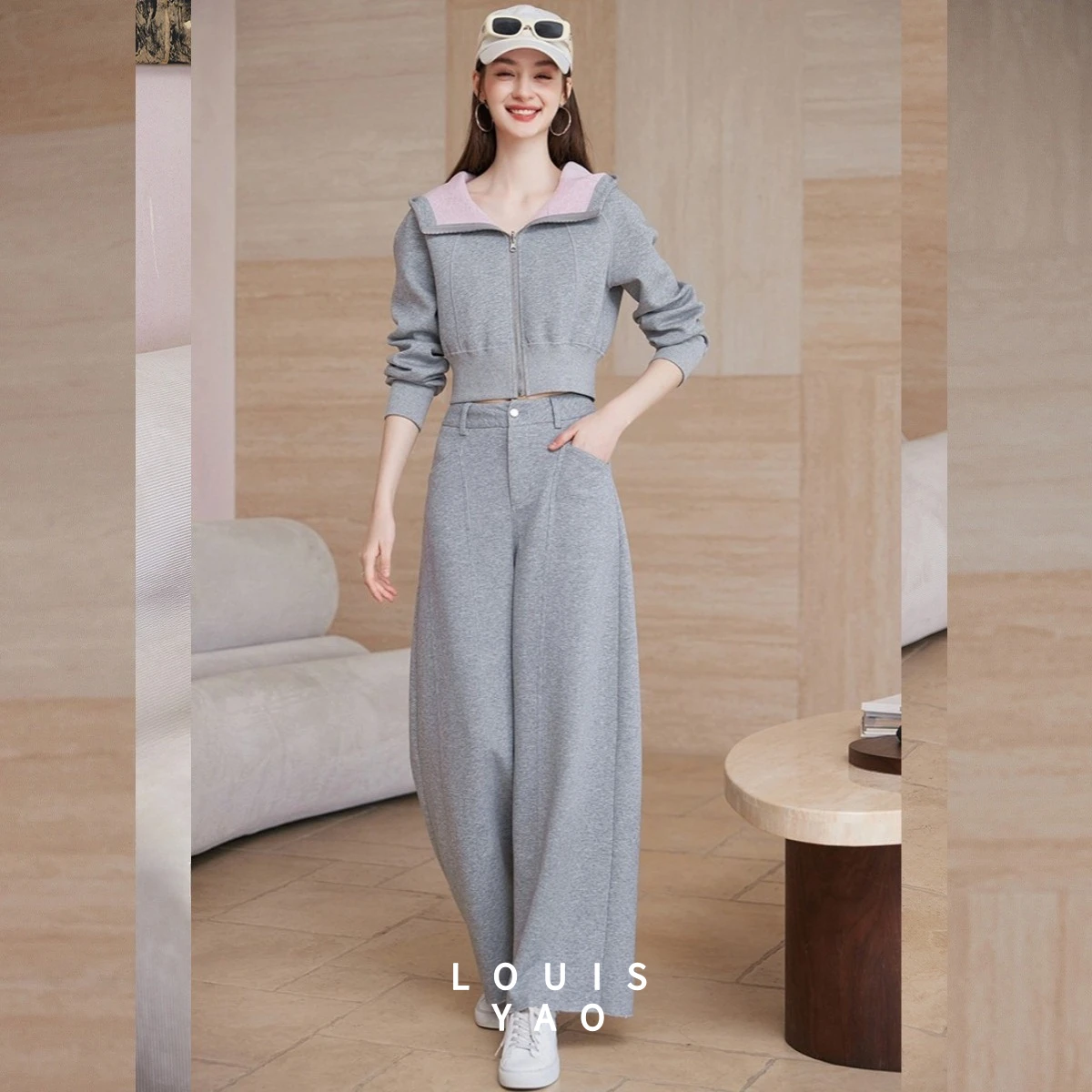 LOUISYAO Reversible Two-Piece Set Women 2026 Spring Cool Shoulder Coat Pocket Stretchy Long Pants Fashion Suit
LOUISYAO Reversible Two-Piece Set Women 2026 Spring Cool Shoulder Coat Pocket Stretchy Long Pants Fashion Suit