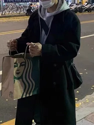 Мужское шерстяное пальто средней длины на осень-зиму, утепленное, свободного кроя, до колен, в корейском стиле, ветровка, модный твидовый жакет
Мужское шерстяное пальто средней длины на осень-зиму, утепленное, свободного кроя, до колен, в корейском стиле, ветровка, модный твидовый жакет