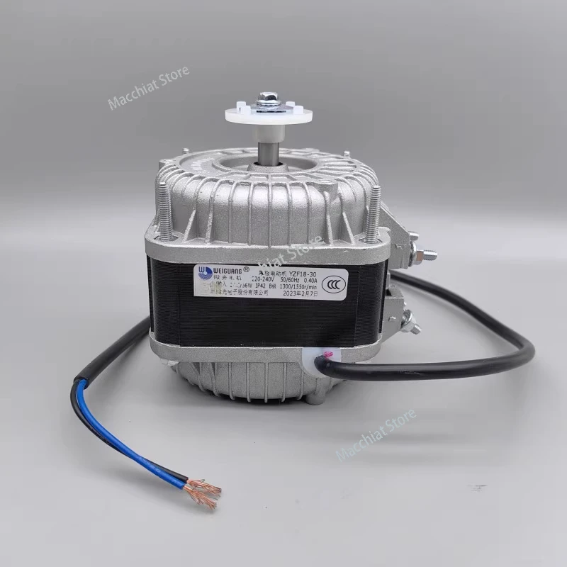 Covered pole motor YZF18-30 56W Freezer fan Refrigerator refrigerator cooling pure copper wire motor fan
Covered pole motor YZF18-30 56W Freezer fan Refrigerator refrigerator cooling pure copper wire motor fan