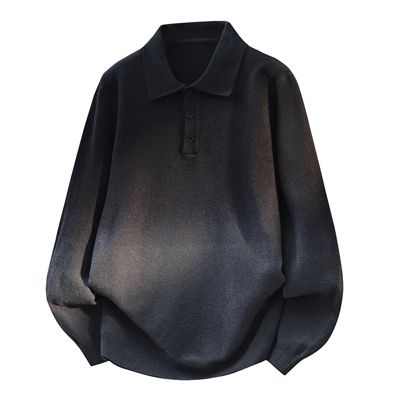 Мужской вязаный свитер свободного кроя с градиентным цветом и воротником, осенне-зимний, повседневный стиль, удобный трикотаж, модный базовый вариант
Мужской вязаный свитер свободного кроя с градиентным цветом и воротником, осенне-зимний, повседневный стиль, удобный трикотаж, модный базовый вариант