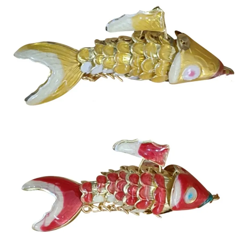 5Pcs DIY Large 2.36 inch Koi Fish Pendants Cute Cloisonne Enamel Goldfish Animal Charms Jewelry Making Accessories
5Pcs DIY Large 2.36 inch Koi Fish Pendants Cute Cloisonne Enamel Goldfish Animal Charms Jewelry Making Accessories