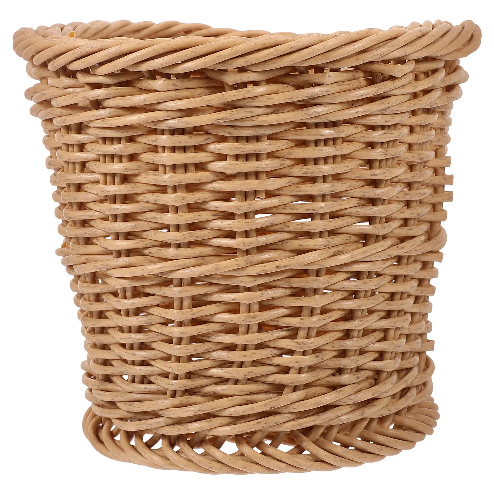 Woven Trash Can Round Faux Rattan Waste Basket for Bathroom Bedroom Office Kitchen Large Capacity Elegant Design Sturdy
Woven Trash Can Round Faux Rattan Waste Basket for Bathroom Bedroom Office Kitchen Large Capacity Elegant Design Sturdy