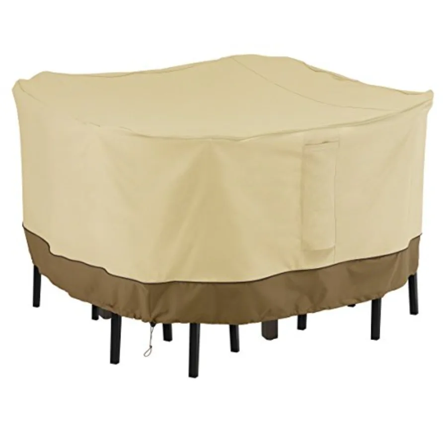 Veranda Water-Resistant 66 Inch Square Patio Bar Table and Chair Set Cover, Outdoor Table Cover
Veranda Water-Resistant 66 Inch Square Patio Bar Table and Chair Set Cover, Outdoor Table Cover