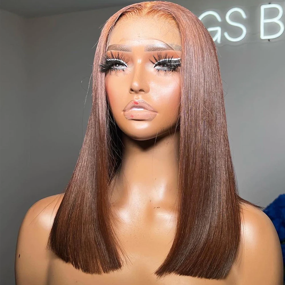 13X4 Brown BoB Wig Lace front human hair wigs Brazillian straight lace front wigs human hair Colored Lace frontal Wig Clearance
13X4 Brown BoB Wig Lace front human hair wigs Brazillian straight lace front wigs human hair Colored Lace frontal Wig Clearance