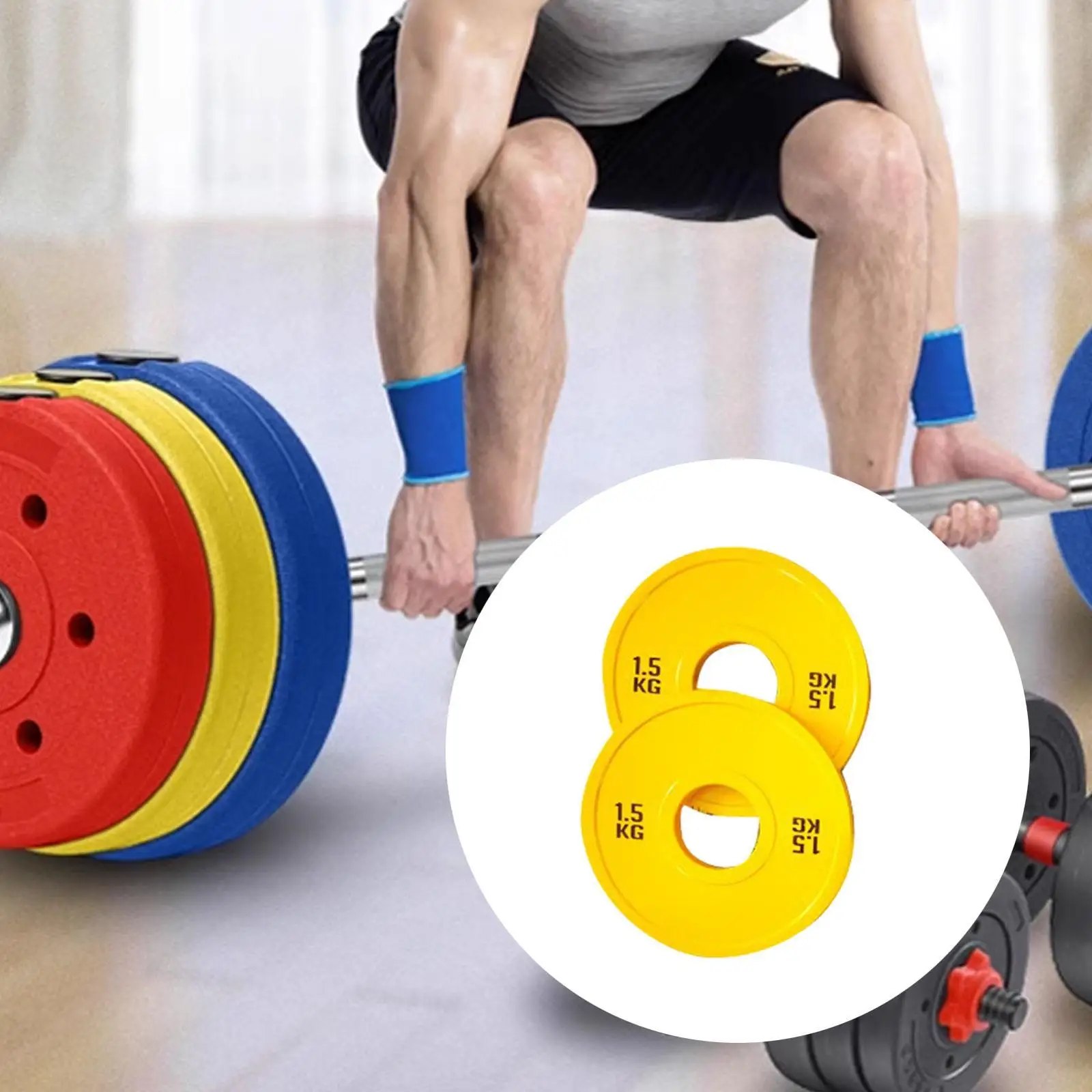 Weight Plates for Barbell Standard Professional Portable Steel for Fitness Sports Exercises Strength Training Weightlifting
Weight Plates for Barbell Standard Professional Portable Steel for Fitness Sports Exercises Strength Training Weightlifting