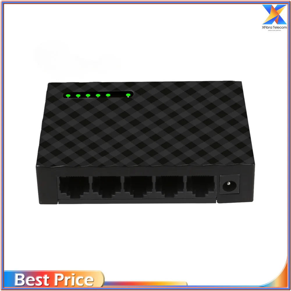 5 Port Gigabit Unmanaged Network Switch Ethernet Splitter Plug and Play Traffic Optimization
5 Port Gigabit Unmanaged Network Switch Ethernet Splitter Plug and Play Traffic Optimization