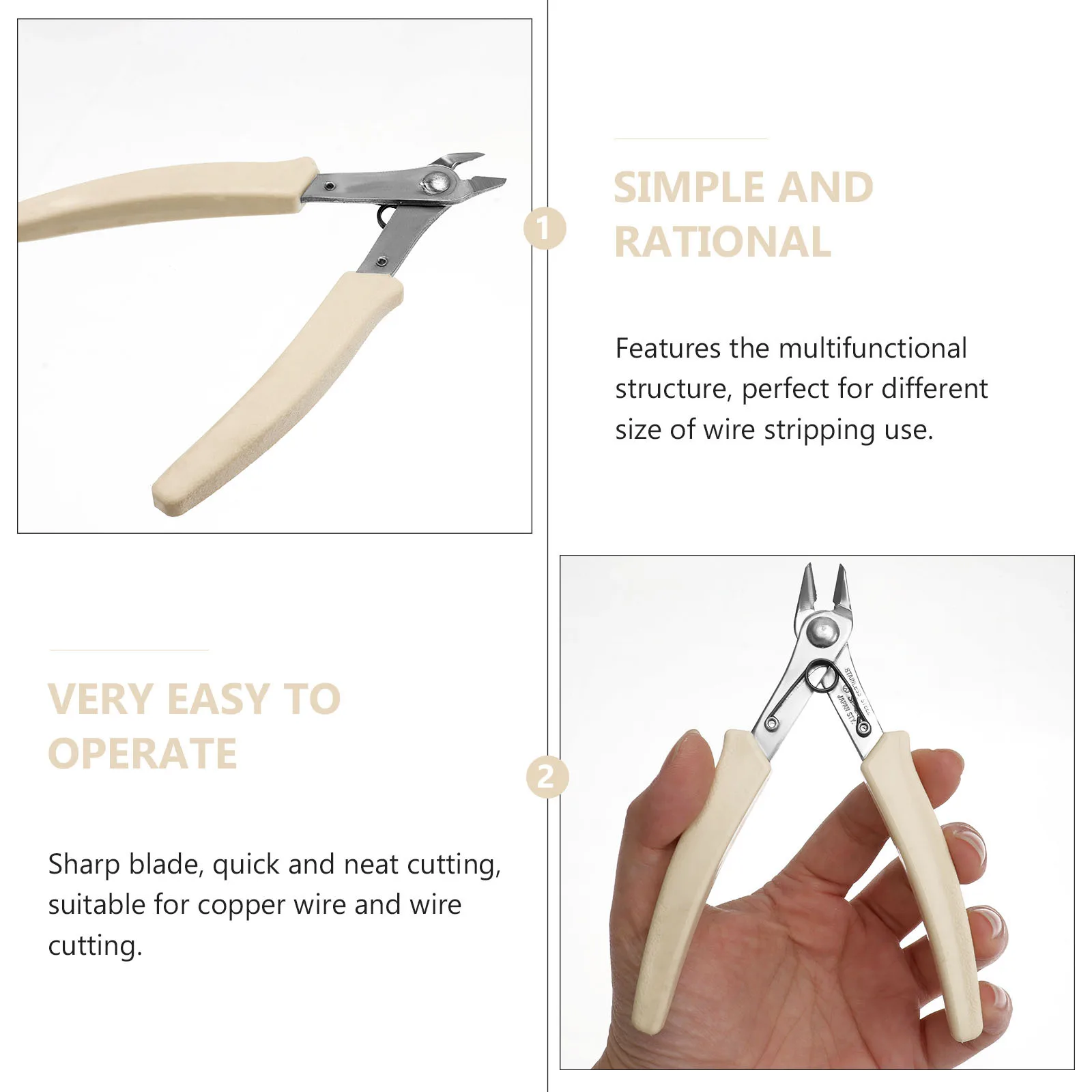 Stainless Steel Needle Nose Plier Compact Multifunction Wire Cutter Stripper Crimping Tool For Electrician Repair Cable Plier
Stainless Steel Needle Nose Plier Compact Multifunction Wire Cutter Stripper Crimping Tool For Electrician Repair Cable Plier