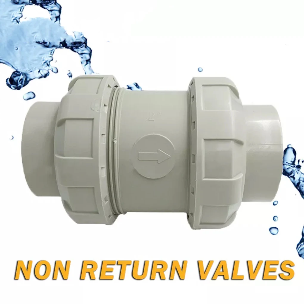 32mm Check Valve Aquarium Fish Tank Pipe Connector Garden Watering Irrigation System Connector Non-return Valve Ball Non-return
32mm Check Valve Aquarium Fish Tank Pipe Connector Garden Watering Irrigation System Connector Non-return Valve Ball Non-return