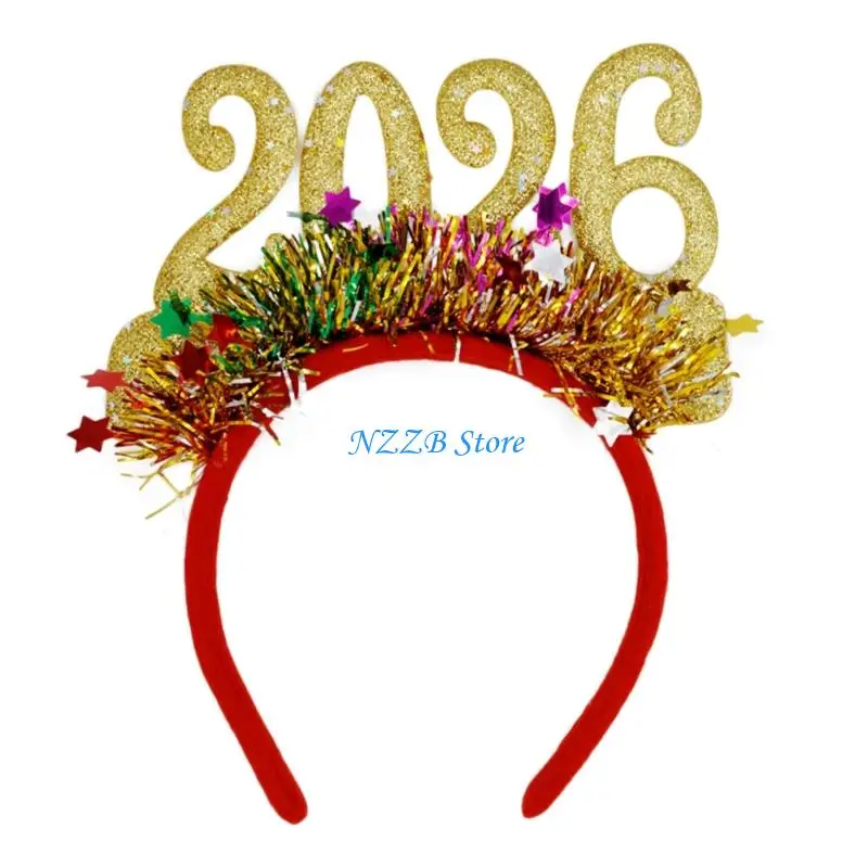 T21F 2026 Shimmering New Year Hairhoop Holiday Celebration Headwear Party Accessories
T21F 2026 Shimmering New Year Hairhoop Holiday Celebration Headwear Party Accessories