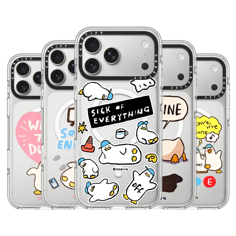 CASETiFY SSEBONG Duck Lying Flat Daily Series Magnetic Drop-proof Case for iPhone 13 14 15 16 17 Pro Max Air Plus Protect Cover
CASETiFY SSEBONG Duck Lying Flat Daily Series Magnetic Drop-proof Case for iPhone 13 14 15 16 17 Pro Max Air Plus Protect Cover