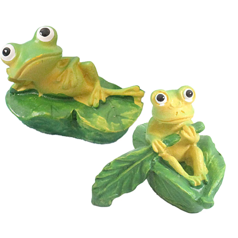 2 Pcs Frog Ornaments Figurine Decor Desk Decorations for Office Resin Home Figurines
2 Pcs Frog Ornaments Figurine Decor Desk Decorations for Office Resin Home Figurines