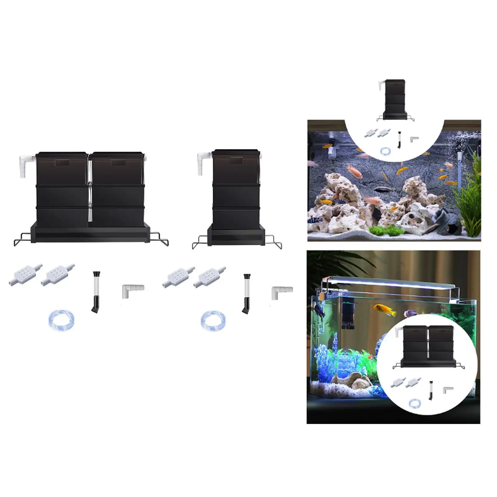 Fish Tank Top Drip Filter Box Triple Filtration Stable Lightweight Multiuse Quiet for Aquarium Fish Tank Turtle Tank Amphibians
Fish Tank Top Drip Filter Box Triple Filtration Stable Lightweight Multiuse Quiet for Aquarium Fish Tank Turtle Tank Amphibians