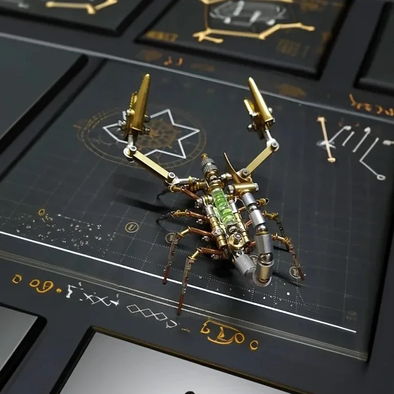 Scorpion Metal Puzzle - Intricate 3D Mantis Alloy Sculpture Kit for Adults, Premium DIY Metal Art Craft, Unique Desktop Decor
Scorpion Metal Puzzle - Intricate 3D Mantis Alloy Sculpture Kit for Adults, Premium DIY Metal Art Craft, Unique Desktop Decor
