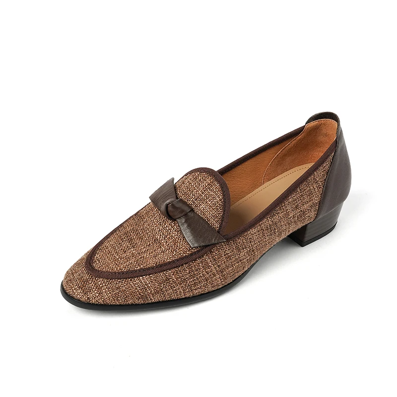 Woman Shoes Spring Bowtie Loafers Round Toe Women Flat Shoes French Slip-On Basic Loafers Tweed Flats Handmade Retro Shoes
Woman Shoes Spring Bowtie Loafers Round Toe Women Flat Shoes French Slip-On Basic Loafers Tweed Flats Handmade Retro Shoes
