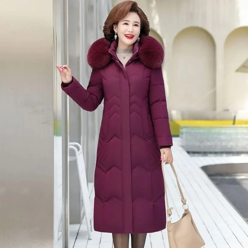 Winter new Women Parkas Long Down Cotton Jacket Hooded Overcoat Thick Warm Windproof padded Clothes Casual slim Coat Female
Winter new Women Parkas Long Down Cotton Jacket Hooded Overcoat Thick Warm Windproof padded Clothes Casual slim Coat Female
