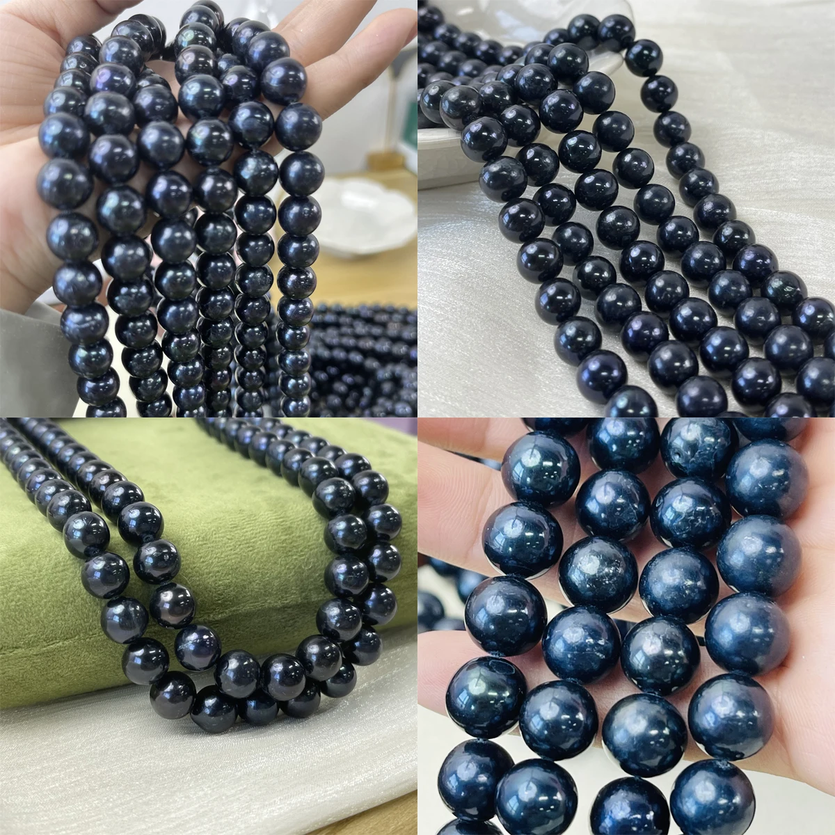 10-11mm Baroque Black Natural Freshwater Pearls Near-round Beads for Jewelry Making Supplies DIY Necklace Bracelet Accessories
10-11mm Baroque Black Natural Freshwater Pearls Near-round Beads for Jewelry Making Supplies DIY Necklace Bracelet Accessories