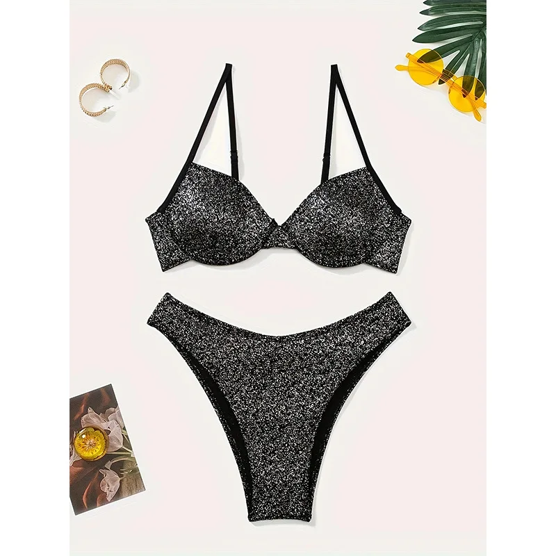 2025 In Stock French Style Sexy Bikini Two-Piece New European and American Hot Selling Catwalk Swimsuit Women
2025 In Stock French Style Sexy Bikini Two-Piece New European and American Hot Selling Catwalk Swimsuit Women