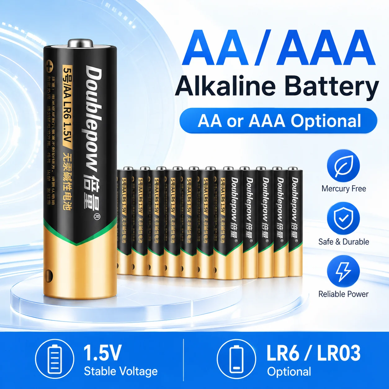 1.5V AA AAA NiMH Rechargeable Battery Alkaline Dry Cell Durable Power For Smart Lock Home Appliance Toy Remote Controller
1.5V AA AAA NiMH Rechargeable Battery Alkaline Dry Cell Durable Power For Smart Lock Home Appliance Toy Remote Controller