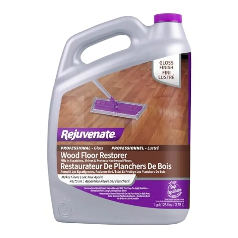 Rejuvenate Professional Wood Floor Restorer Fills Scratches Shines And Protects Wood Flooring For A High Gloss Shine 1 Gallon
Rejuvenate Professional Wood Floor Restorer Fills Scratches Shines And Protects Wood Flooring For A High Gloss Shine 1 Gallon