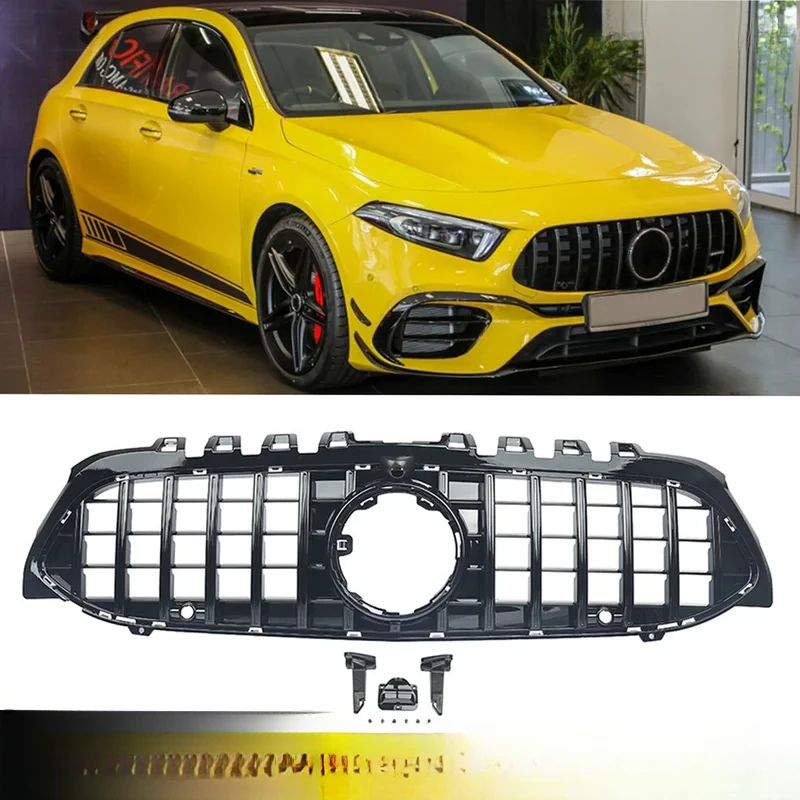 177 A35 A45 Style Auto Front Bumper Panamericana GTR Grille 2019 2020 2021 2022 Racing Grille for Mercedes GT Grill Accessory
177 A35 A45 Style Auto Front Bumper Panamericana GTR Grille 2019 2020 2021 2022 Racing Grille for Mercedes GT Grill Accessory