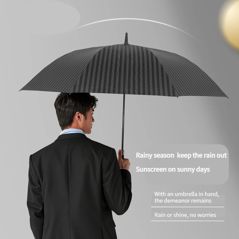 Long Handle Umbrella Double Semi-automatic Sunshade Umbrella Sunscreen UV Protection Black Plastic Umbrella Beach Umbrellas Men
Long Handle Umbrella Double Semi-automatic Sunshade Umbrella Sunscreen UV Protection Black Plastic Umbrella Beach Umbrellas Men
