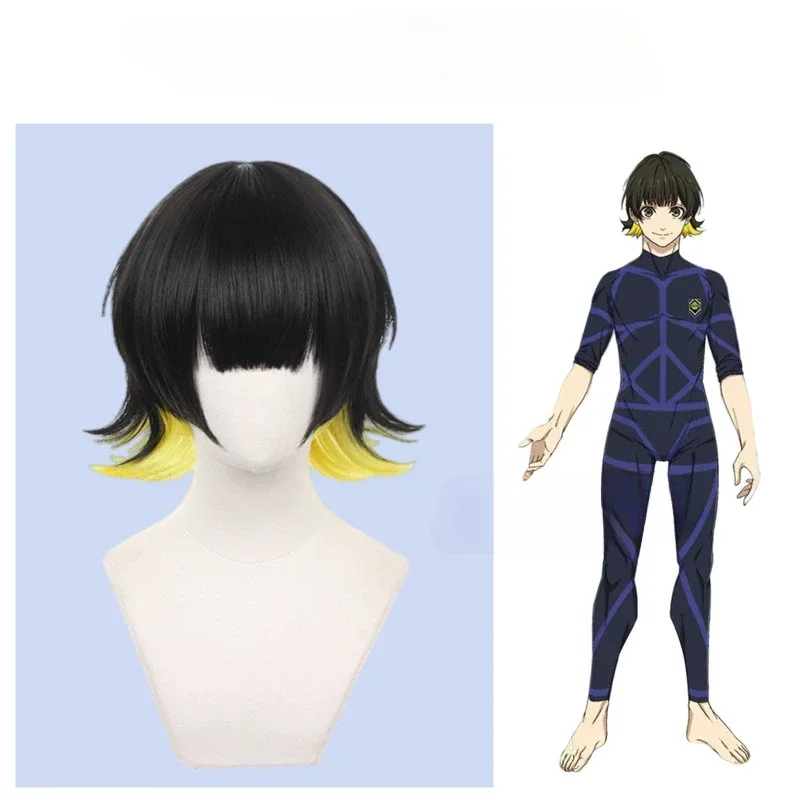 Halloween Anime Blue Lock Bachira Meguru Cosplay Wig Black and Yellow Color Short Hair Man Football Player Halloween
Halloween Anime Blue Lock Bachira Meguru Cosplay Wig Black and Yellow Color Short Hair Man Football Player Halloween