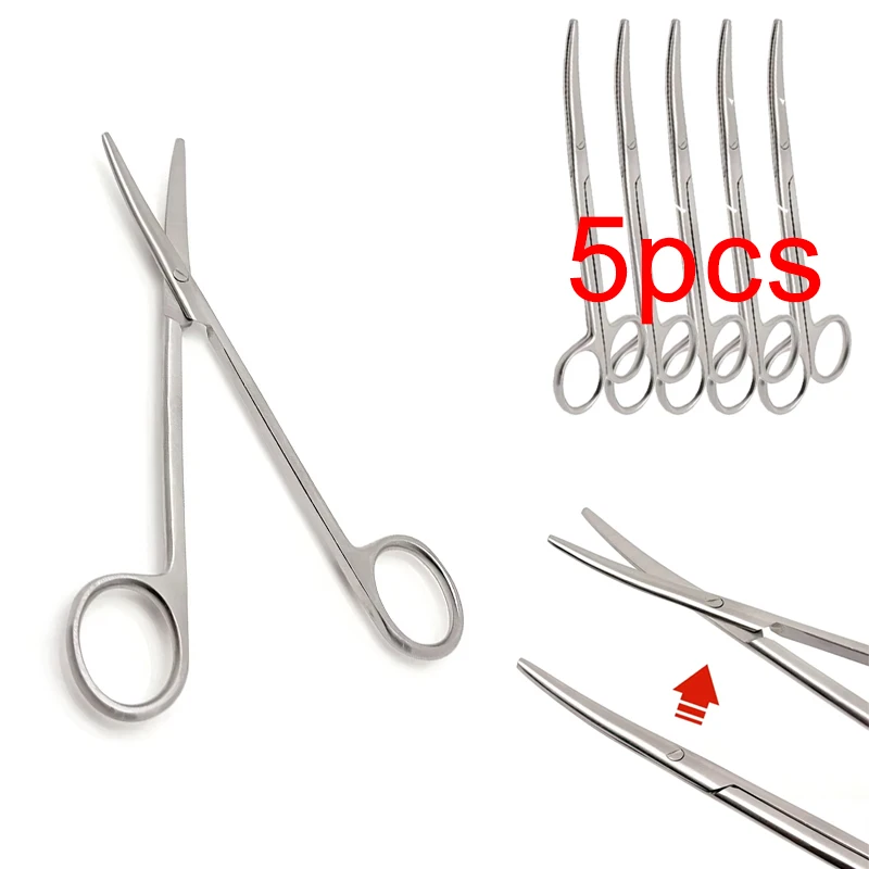 5pcs Surgical Scissors Curved 14cm, Blunt Narrow Tips for Precise Delicate Tissue Dissection in Dental & Tonsil Surgery.
5pcs Surgical Scissors Curved 14cm, Blunt Narrow Tips for Precise Delicate Tissue Dissection in Dental & Tonsil Surgery.