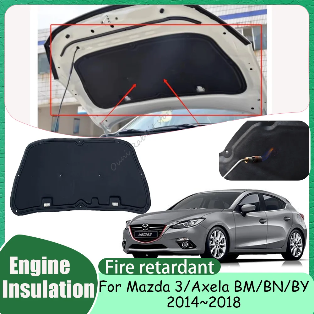 Для Mazda 3/Axela BM/BN/BY 2014 ~ 2018 2015 2016 2017 капот автомобиля двигатель/обтекатель багажника термоизоляционный хлопковый звукоизоляционный коврик аксессуары
Для Mazda 3/Axela BM/BN/BY 2014 ~ 2018 2015 2016 2017 капот автомобиля двигатель/обтекатель багажника термоизоляционный хлопковый звукоизоляционный коврик аксессуары