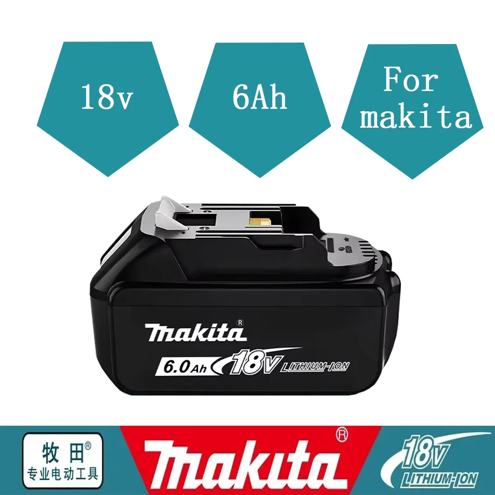 Genuine BL1860 6AH Makita 18V Battery Power Tools Li-ion Replacement LXT BL1850 BL1840 for 18 V Screwdriver with BMS TPCELL 18V
Genuine BL1860 6AH Makita 18V Battery Power Tools Li-ion Replacement LXT BL1850 BL1840 for 18 V Screwdriver with BMS TPCELL 18V