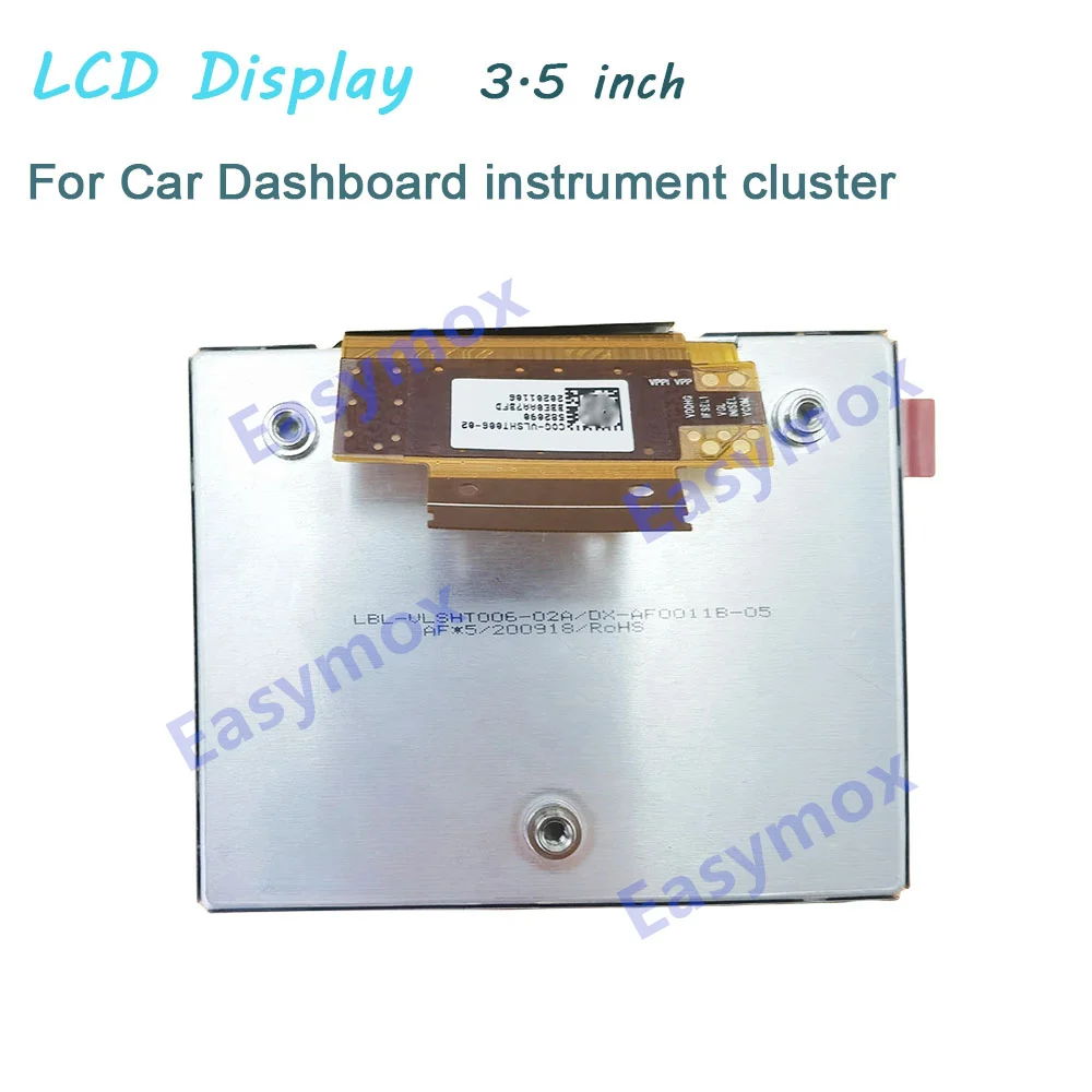 

Original 3.5" Inch LCD Display LBL-VLSHT006-02A COG-VLSHT006-02A DX-AF0011B-05 for Car Dashboard and Instrument Clsuter