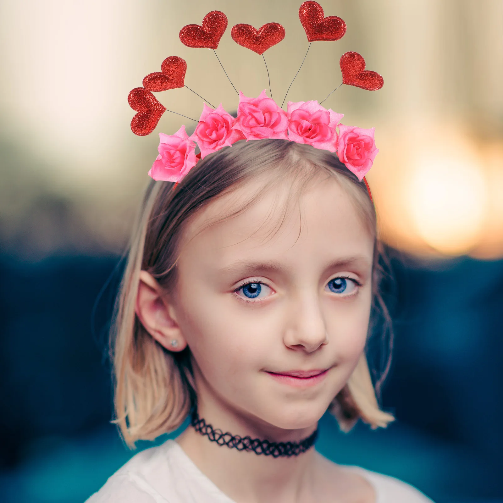 1pcs Heart Shaped Headband Realistic Rose Flower Valentine Day Party Headdress Adults Holiday Hair Accessories
1pcs Heart Shaped Headband Realistic Rose Flower Valentine Day Party Headdress Adults Holiday Hair Accessories