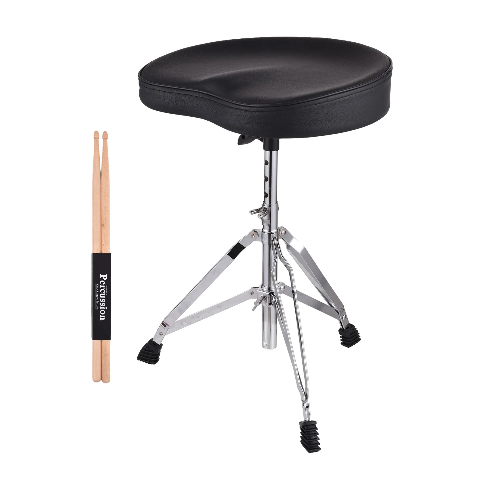 Throne Universal Padded Height Rotatable Adjustable Padded Chair Non-Slip Rubber Feet with Drumsticks
Throne Universal Padded Height Rotatable Adjustable Padded Chair Non-Slip Rubber Feet with Drumsticks