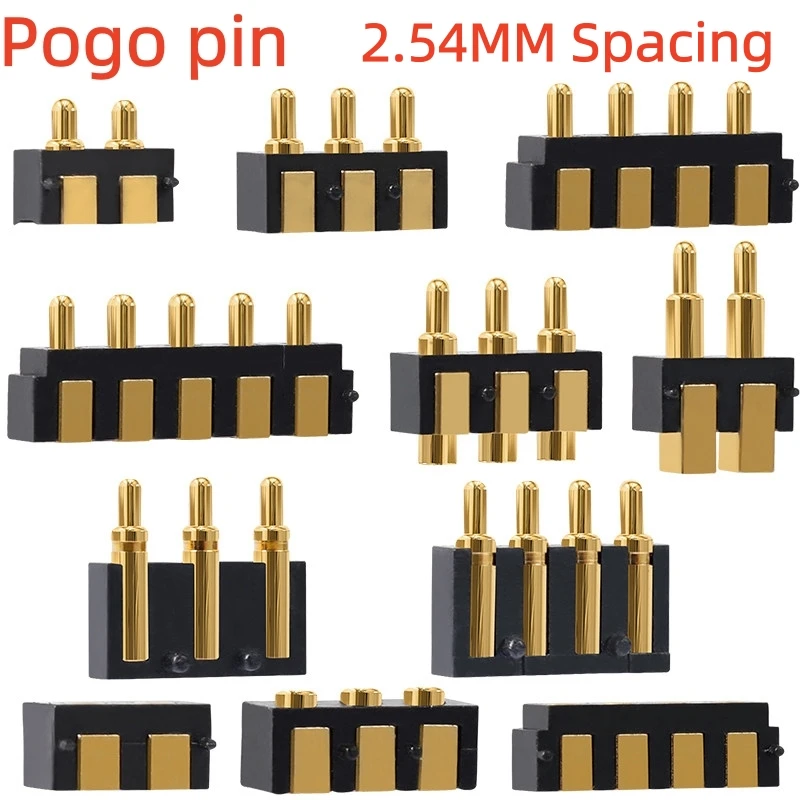10PCS Spring pin connector with gold-plated brass side welding, horizontal pogo pin, charging current needle, side-mounted probe
10PCS Spring pin connector with gold-plated brass side welding, horizontal pogo pin, charging current needle, side-mounted probe