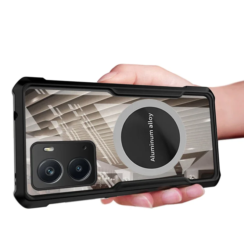 Skinlee For Realme P3 Ultra 5G Case Transparent Airbag Magnetic Suction Hard Cover For Realme P3 Ultra 5G Cooling Back Casing
Skinlee For Realme P3 Ultra 5G Case Transparent Airbag Magnetic Suction Hard Cover For Realme P3 Ultra 5G Cooling Back Casing