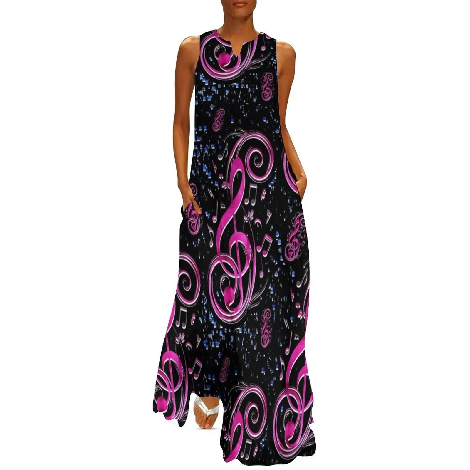 Clef - Clefs - Music note - Pink Long Dress dresses women summer 2025 summer dress women 2025 Dress
Clef - Clefs - Music note - Pink Long Dress dresses women summer 2025 summer dress women 2025 Dress