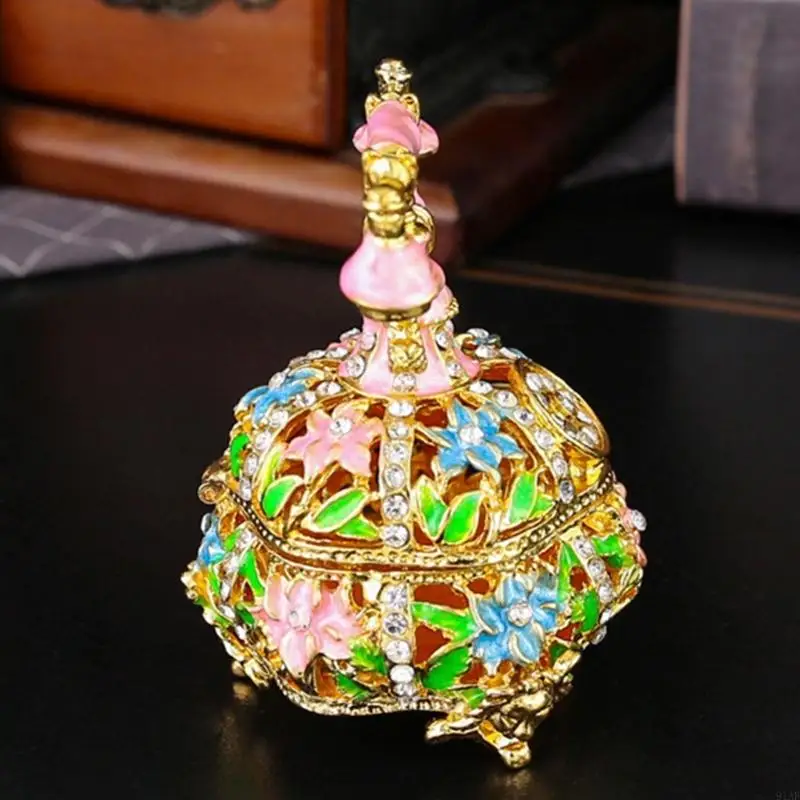 91AF Artistic Hand Painted Telephone Trinket Box Jewelry Container Metal Texture Suitable for Small Jewelry Organization
91AF Artistic Hand Painted Telephone Trinket Box Jewelry Container Metal Texture Suitable for Small Jewelry Organization