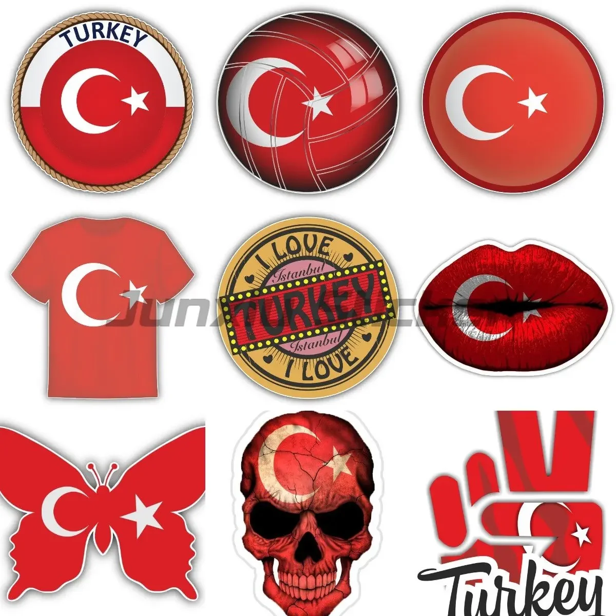 Turkey Moon and Star Turkish Flag Map Personality Car Window Sticker Bumper Racing Laptop Helmet Trunk Wall Bicycle Vinyl Decal 
Turkey Moon and Star Turkish Flag Map Personality Car Window Sticker Bumper Racing Laptop Helmet Trunk Wall Bicycle Vinyl Decal