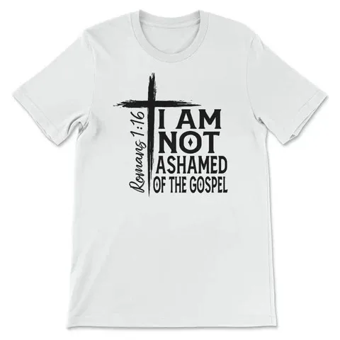 Not Ashamed of the Gospel Christian Tee for Faithful Wear
Not Ashamed of the Gospel Christian Tee for Faithful Wear
