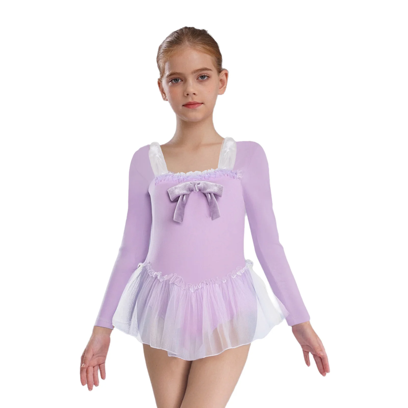 Kids Girls Lyrical Ballet Tutu Dance Dress Purple Color Leotard with Mesh Skirt Ballet Dress for Ballet Stage Showing Costumes
Kids Girls Lyrical Ballet Tutu Dance Dress Purple Color Leotard with Mesh Skirt Ballet Dress for Ballet Stage Showing Costumes
