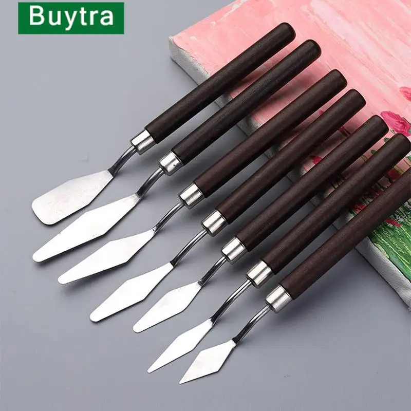 1Pc Stainless Steel Spatula Kit Palette Gouache Supplies For Oil Painting Knife Fine Arts Painting Tool Set Flexible Blades
1Pc Stainless Steel Spatula Kit Palette Gouache Supplies For Oil Painting Knife Fine Arts Painting Tool Set Flexible Blades