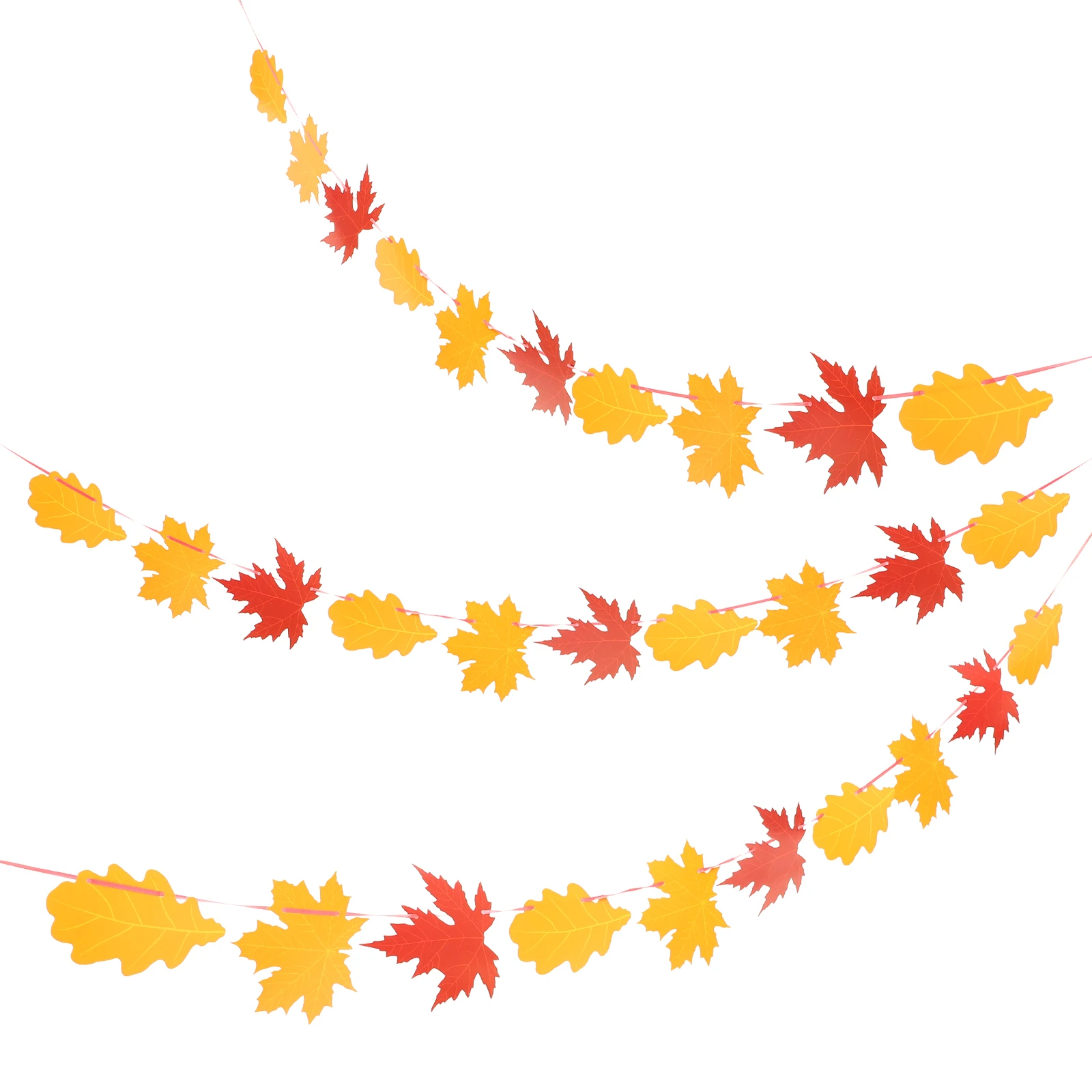 3 Sets Leaves Streamers Thanksgiving Hanging Decor Festive Paper Bunting Maple Leaves Banner Home Party Banner
3 Sets Leaves Streamers Thanksgiving Hanging Decor Festive Paper Bunting Maple Leaves Banner Home Party Banner