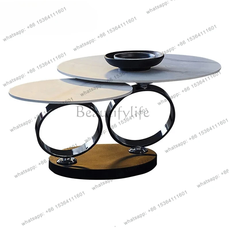 Мраморный чайный столик в современном минималистичном стиле, креативный чайный столик для дома, для небольшой квартиры, легкий роскошный круглый кофейный столик
Мраморный чайный столик в современном минималистичном стиле, креативный чайный столик для дома, для небольшой квартиры, легкий роскошный круглый кофейный столик