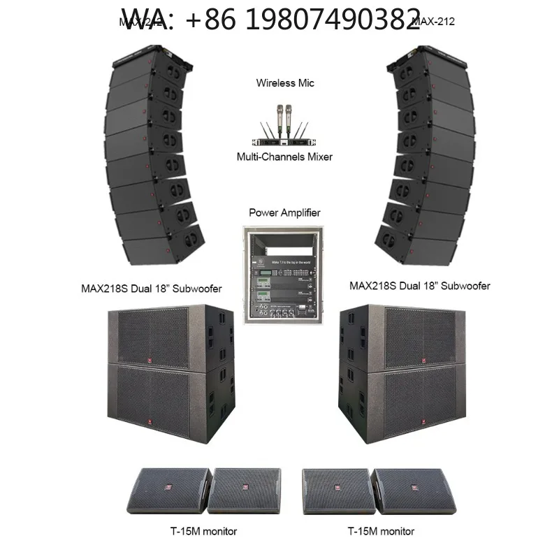 Active and Passive Line Array Speaker, new design professional audio gear for outdoor stage, wedding and concert shows
Active and Passive Line Array Speaker, new design professional audio gear for outdoor stage, wedding and concert shows